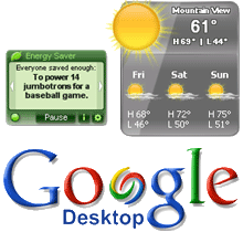 قوقل دسكتوب لإضافة العديد من الأدوات إلى سطح المكتب | Google Desktop